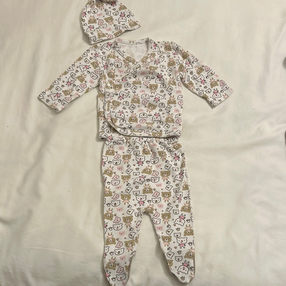 Bognar & piccolini Baby Animal Print Outfit